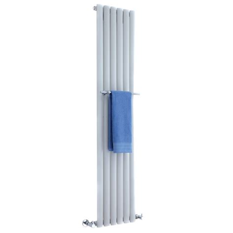 Milano Chrome Towel Rail For Aruba Vertical Designer Radiators 350mm