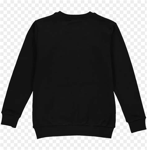 Black Sweater Png Black Crewneck Sweatshirt Png Transparent With