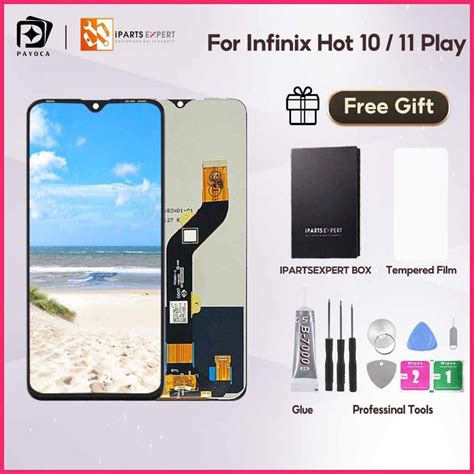 Ipartsexpert Fn Original Lq Lcd I For C Infinix H Hot O F Play E Lcd Display Touch Screen