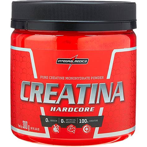 Creatina IM Hardcore 300g Monohidratada IntegralMedica 100