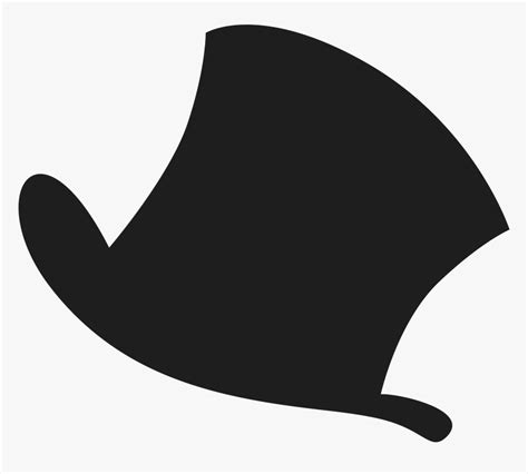 Movember Top Hat Png Clipart Image - Top Hat Silhouette Vector ...