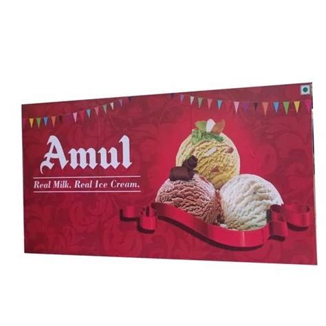 Multicolor Printed Amul Non Lit Flex Sign Board At Rs 60 Sq Ft In Hubli