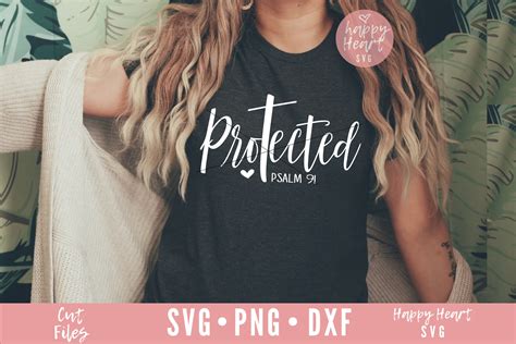 Protected Svg Christian Svg Psalm Svg Dxf Png Instant Etsy