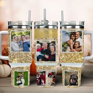 Oz Picture Tumbler Wrap With Gold Photo Quencher Tumbler Png For