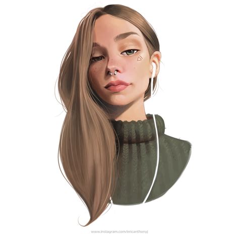 "Giovana", Eric Anthony Johnson, Digital, 2018 : r/Art