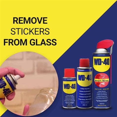 How To Remove Stickers From Glass Wd 40 Pakistan