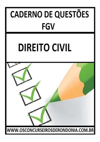 Caderno de questões de direito civil PDF