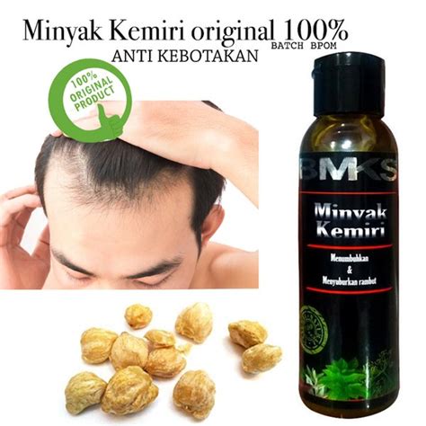 Jual BUY 1 GET 1 Minyak Kemiri Penumbuh Rambut Original BPOM Resmi