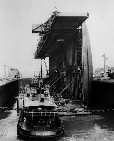 The Panama Canal A Us Navy Floating Photograph By Everett Fine Art America