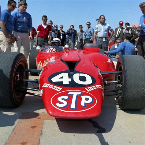 Mp 156 Parnelli Jones On The 1967 Stp Turbine