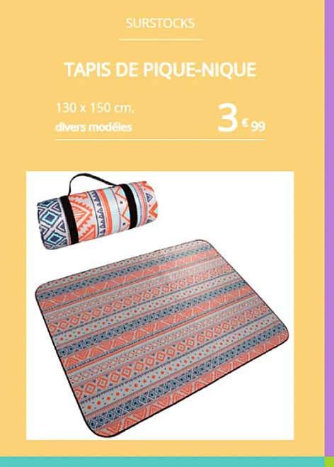 Promo Tapis De Pique Nique Chez Noz Icatalogue Fr