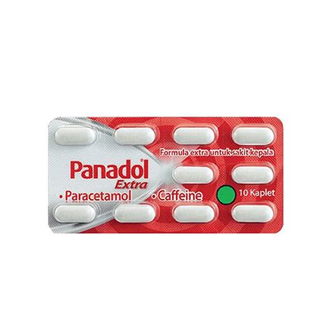 Panadol Extra 10 Kaplet Kegunaan Efek Samping Dosis Dan Aturan