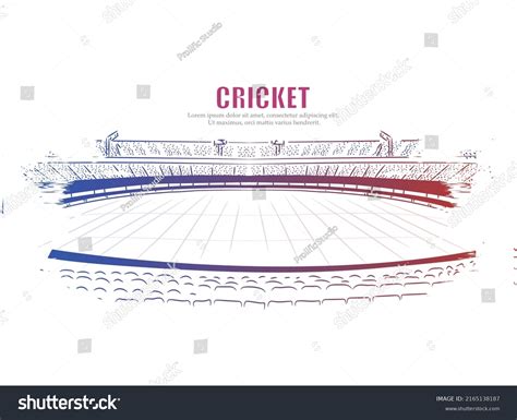 797 Sketch Cricket Stadium Images Stock Photos Vectors Shutterstock