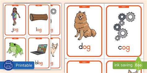 Grade 1 Phonics Og Flashcards Teacher Made Twinkl