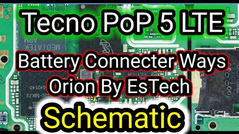 Tecno Pop 5 LTE Battery Connector Ways Tecno Pop 5 Battery Connector