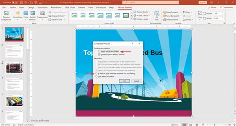 Compress Pictures In Powerpoint 2013 To Reduce Presentation File Size