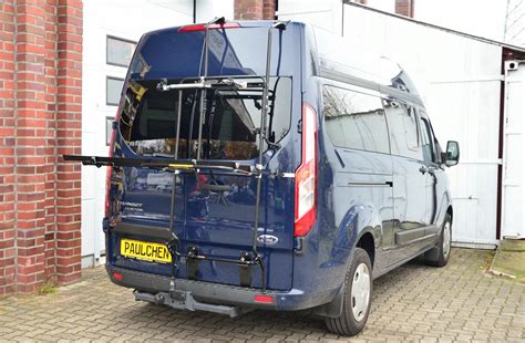 Fahrradträger für Ford Tourneo Transit Custom H2 mit Flügeltüren