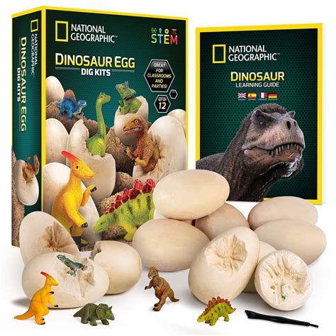 Buy National Geographic Dinosaur Dig Kit Dino Shaped Dig Bricks