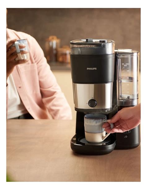 Philips All In Brew Drip Coffee Maker With Built In Grinder Hd