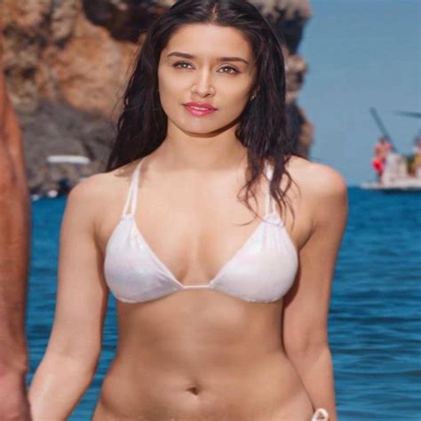 Shraddha Kapoor Slays In A White Bikini In The Song Tere Pyaar Mein