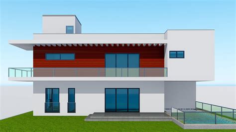 Modern House 16 3d Model By Virtual3d