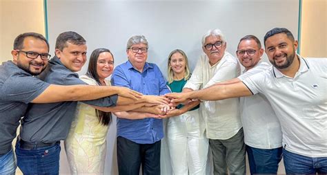 Paulo Braz Junto Pr Candidatas Prefeita E Vice De Po O De Jos