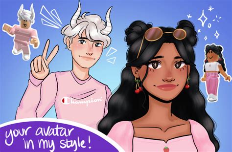 Draw Your Roblox Avatar By Hydenne Fiverr