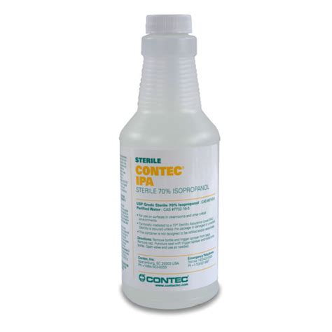 Contec® Sb1287030ir Sterile 70 Isopropyl Alcohol In Purified Water