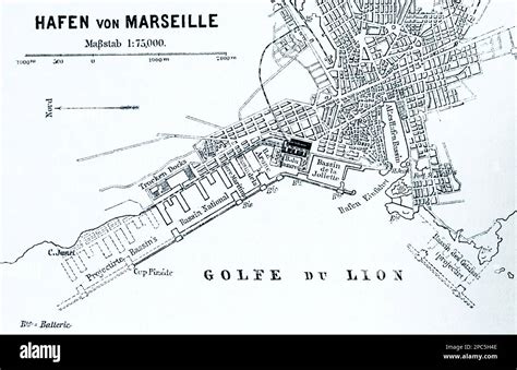 Mapa De La Ciudad De Marsella Y Sus Alrededores Puerto De Marsella En