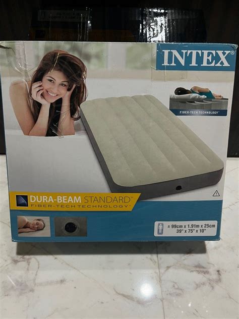 Intex Dura Beam Twin Size Kasur Pompa Perabotan Rumah Di Carousell