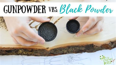 Gunpowder Vrs Black Powder Art Tips Youtube