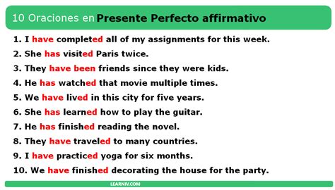 Verbos En Presente Perfecto En Ingles Blog Es Learniv