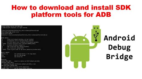 Android Debug Bridge Adb How To Install Adb In Windows Configuration Of Adb Platform Tools