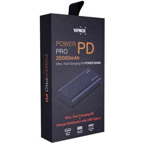 Verico Power Pro Pd Mah Black