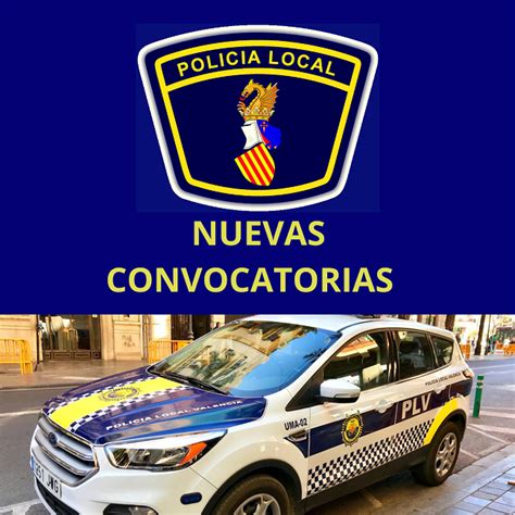 POLICÍA LOCAL PLAZAS CONVOCADAS MISLATA ALZIRA POLOP ALMENARA