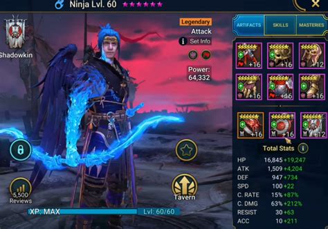 Ninja Champion Guide Raid Shadow Legends