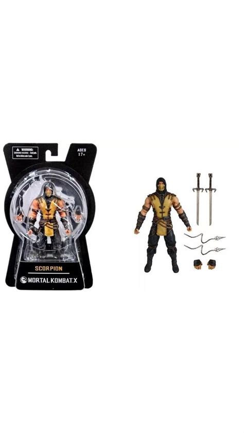 6 Scorpion Ninja Figure Mortal Kombat X Hanzo Hasashi Mkx Mezco Series