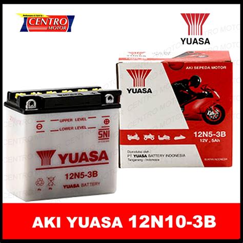 Jual YUASA 12N10 3B 10 AMPER AKI MOTOR VESPA NEW PX 150 THUNDER 250cc