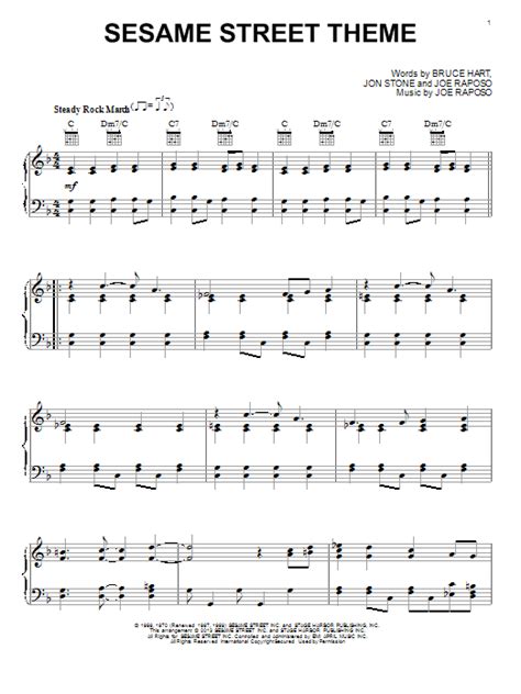 Sesame Street Theme | Sheet Music Direct