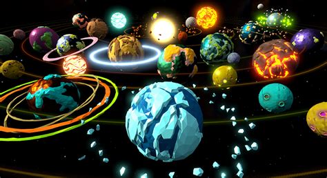 Low Poly Planets Pack In Props UE Marketplace