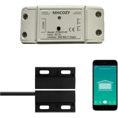 MHCOZY Ouvre Porte de Garage Connecté WiFi Télécommande de Porte