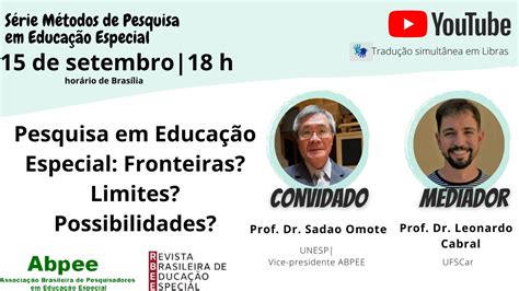 Métodos De Pesquisa Em Educação Especial 1 Pesquisa Em Educação