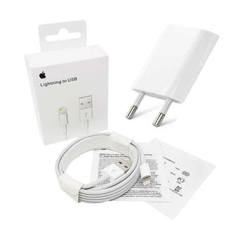 Original Apple Iphone USB Ladegerät Kabel Netzteil Lightning 1 2