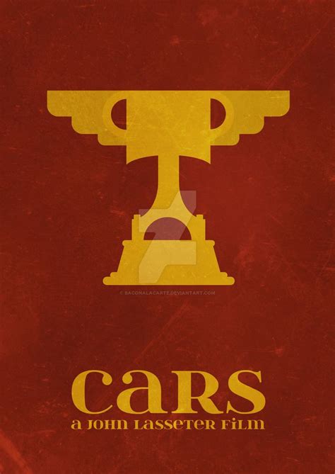 Cars - Movie Poster by BaconALaCarte on DeviantArt in 2022 | Disney cars, Disney posters, Movie ...