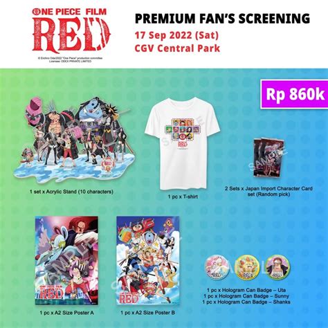 Tanggal Rilis One Piece Film Red Di Indonesia Diumumumkan