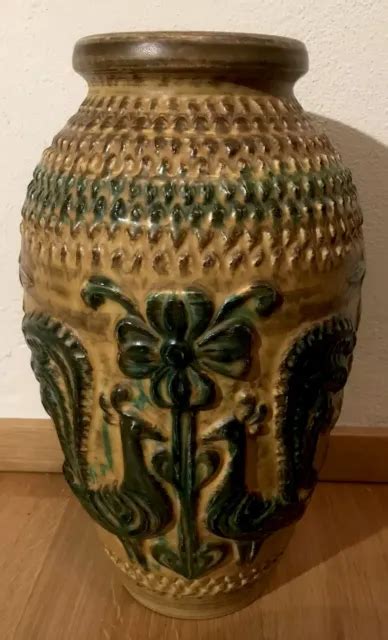 Vase Bay Keramik Er Er Jahre Xl Bodenvase Bodo Mans Pottery Fat