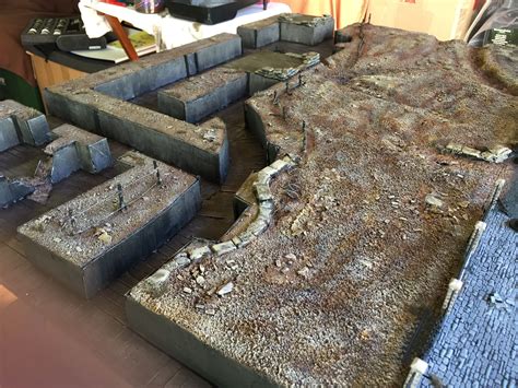 Trench Section 2 Wargaming Terrain Wargaming Warhammer Terrain