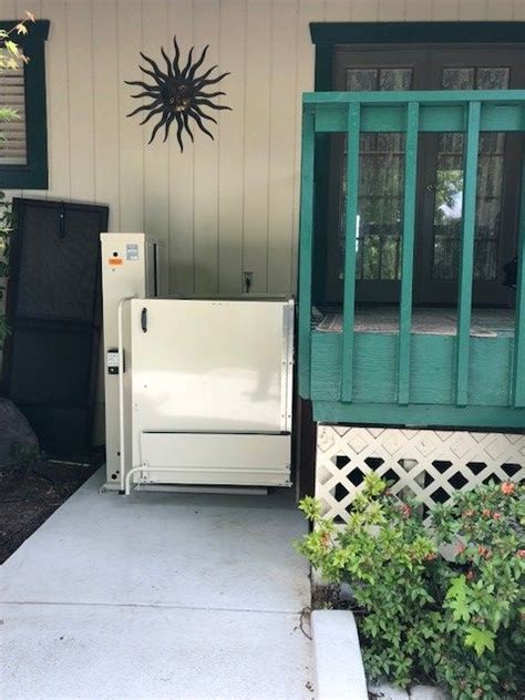 Mac S Vertical Home Lift Model Pl Aka Vpl Porch Lift Ada