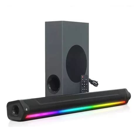 Home Theater Bluetooth Soundbar Para Tv Som Subwoofer Fm