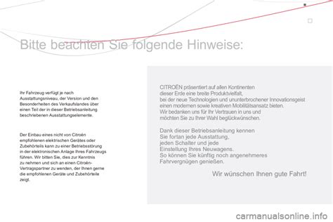 CITROEN DS4 2014 Betriebsanleitungen In German 431 Pages